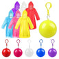 UK-0894 Rain Ball, Refill Rain Card for Emergency Use Waterproof with Smallest Pocket Size | Raincoat For Traveling And Outdoor Activities| Free Size