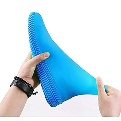 Silicon Anti Slip Water Resistant Overshoes/Shoes Cover for Rain/Protector Shoe Rain Cover for Men, Women - Random Color