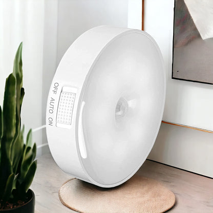 UK-0227 Motion Sensor Induction Night Lamp Light with Magnetic Base for Home