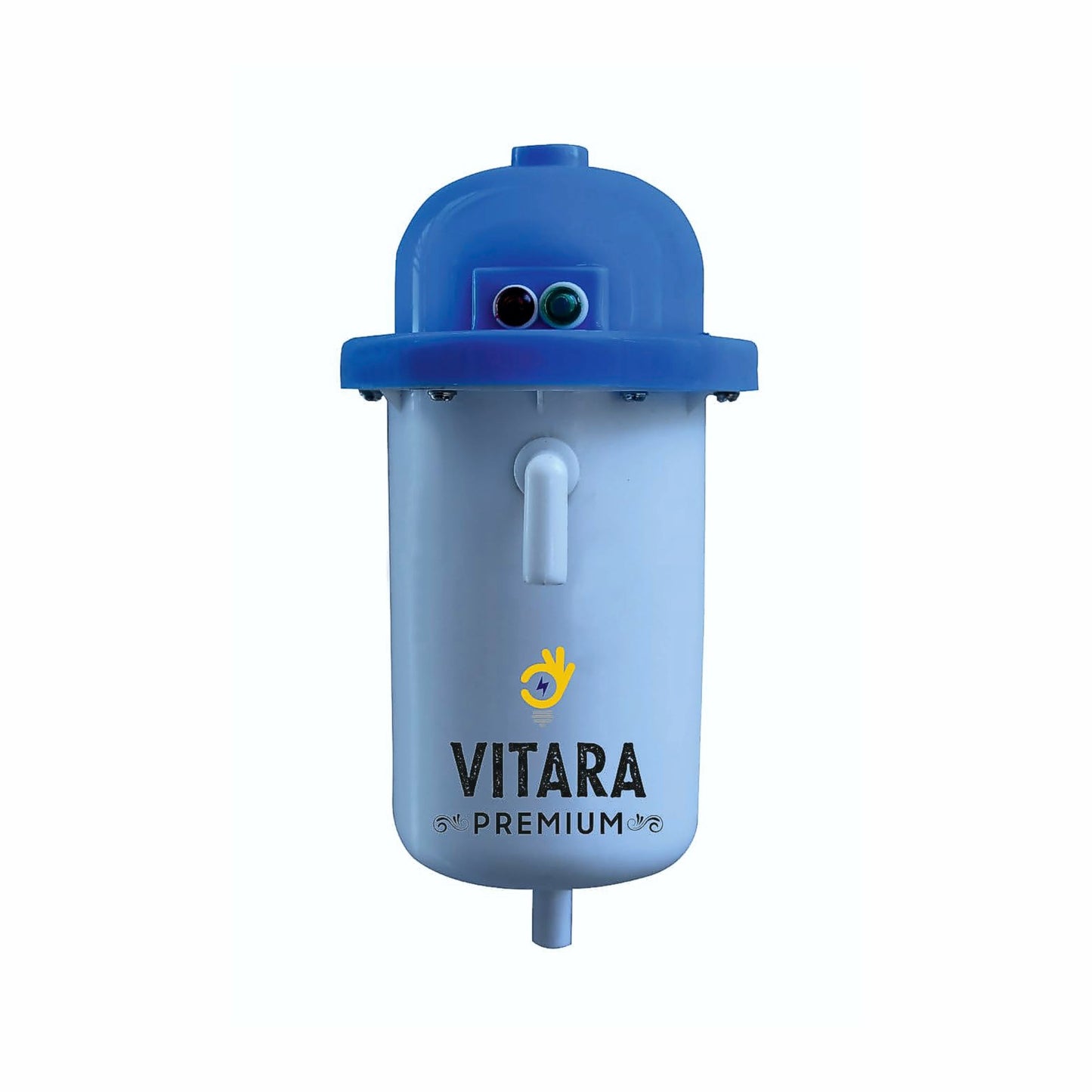 VITARA CORPORATION 1L instant portable water heater/geyser (Fitted with MCB) Instant Running Water Heater ABS Plastic, Auto Cut Off and Manual Reset, Inlet and Outlet Thread