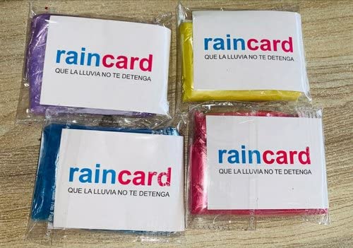 UK-0369 Rain Card for Emergency Use | Waterproof Rain with Smallest Pocket Size| Easy to Carry