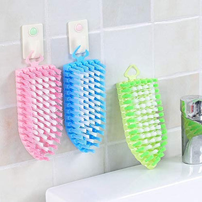 UK-0275 Flexible Plastic Cleaning Brush for Home, Kitchen and Bathroom