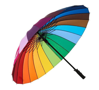 UK-0384 Rainbow Umbrella for men and women