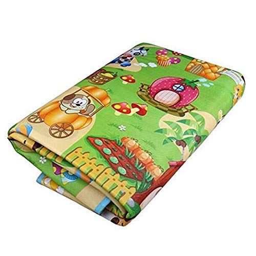 UK-0046 Waterproof Single Side Baby Play Crawl Floor Mat for Kids Picnic School Home (Size 180 x 115)