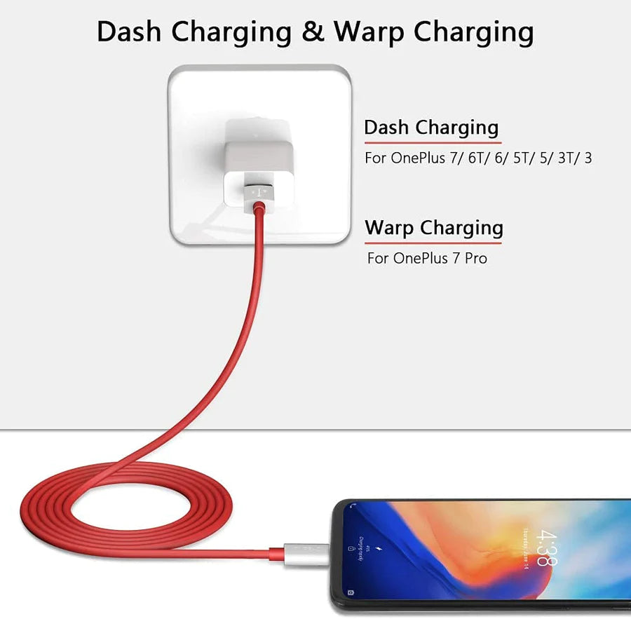 UK-0047 Type C Cable Fast Rapid Charging & Data Transmission 3A Quick Charger Cord 3.0, Compatible with One Plus, Samsung & all C type devices Smartphones