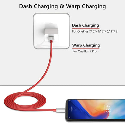 UK-0047 Type C Cable Fast Rapid Charging & Data Transmission 3A Quick Charger Cord 3.0, Compatible with One Plus, Samsung & all C type devices Smartphones