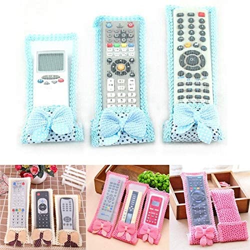 UK-0330 (Set of 3) Remote Covers Prevent Your remotes from dust| fits on All remotes Available in Common Indian households Multicolor