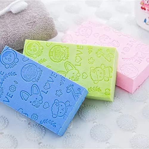 UK-0132   Ultra Soft Exfoliating Sponge | Asian Bath Sponge For Shower | Japanese Spa Cellulite Massager