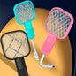UK-0878 Mini Mosquito Killer Lamp 2 in 1 Multicunctional Angle Portable Bug Zapper Electric USB Rechargeable Mosquito Fly Bat Swatter