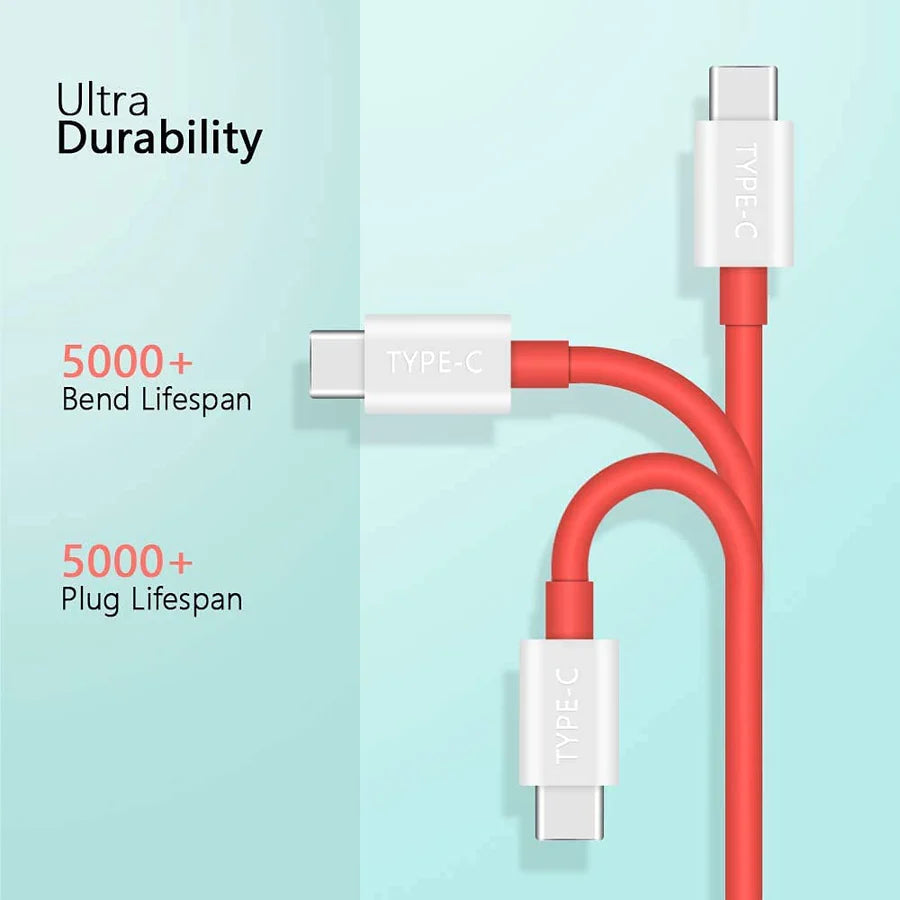 UK-0047 Type C Cable Fast Rapid Charging & Data Transmission 3A Quick Charger Cord 3.0, Compatible with One Plus, Samsung & all C type devices Smartphones