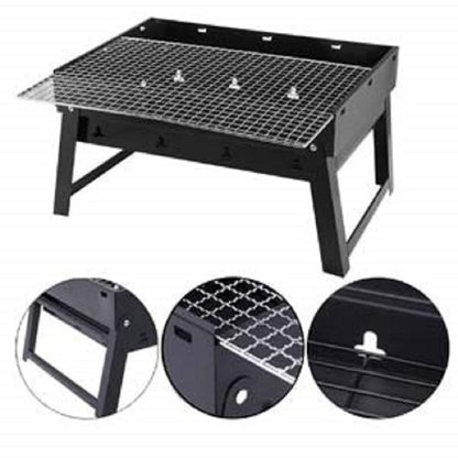 UK-0141   Portable Barbeque Charcoal BBQ Grill Oven Charcoal BBQ Grill Oven Set For Kitchen Home Garden Traveling Cooking - Both for Outdoor & Indoor (BBQ Grill)