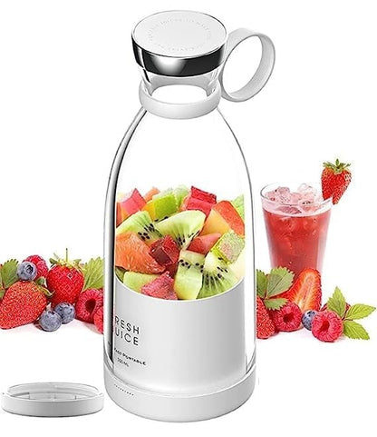 UK-0224 USB Rechargeable Mini Juicer Blender, Electric Juicer Bottle Blender Mixer Grinder, Personal Size Blender for Juices, Shakes and Smoothies, Fruit Juicer Machine