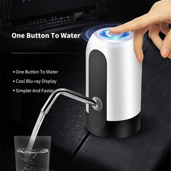 UK-0128  Automatic Drinking Cooler USB Charger Portable Pump Dispenser| Wireless Water Can Dispenser Pump