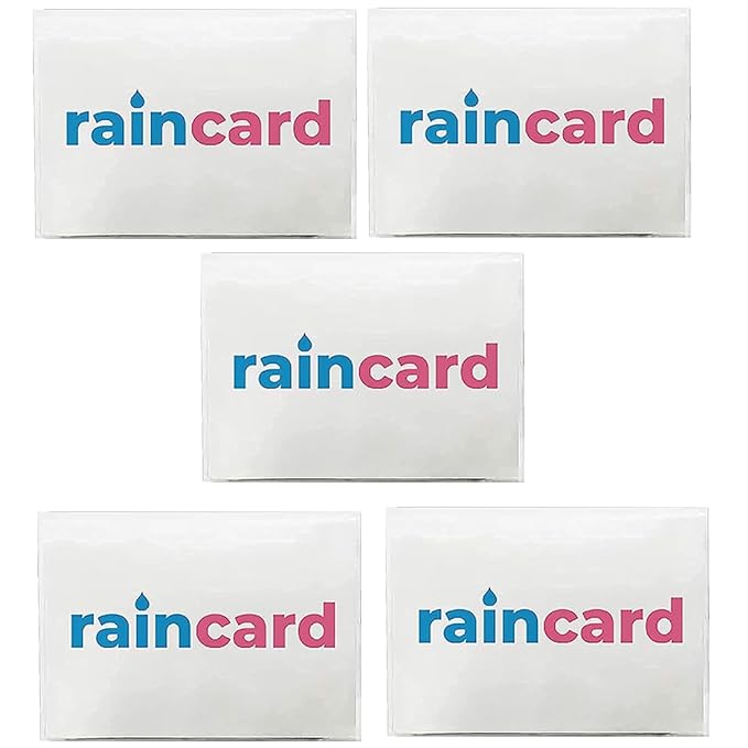 UK-0369 Rain Card for Emergency Use | Waterproof Rain with Smallest Pocket Size| Easy to Carry