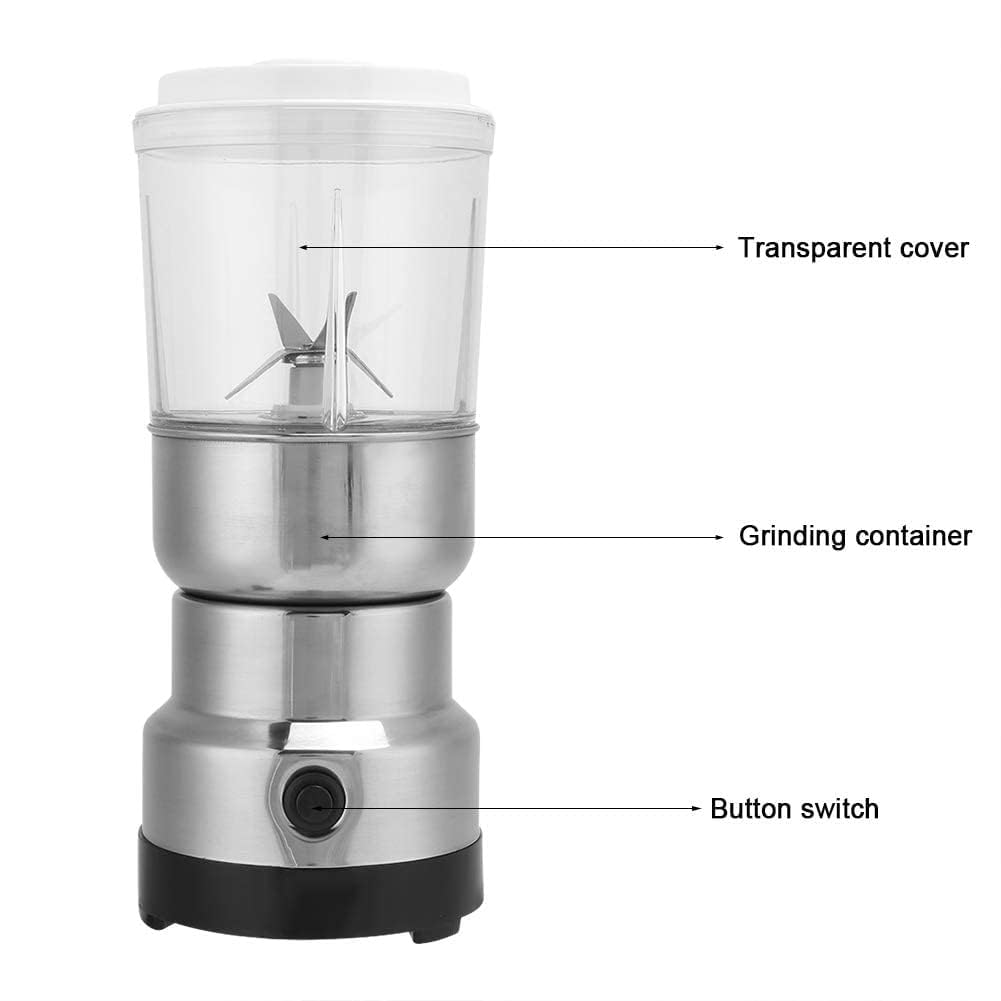 UK-0862 2 in 1 Nima Coffee Mixer Grinder Stainless Steel Multifunctional Grinder, Electric Grinder, Coffee Maker,Smash Machine for Coffee Beans, Household Electric Mixer Grinder