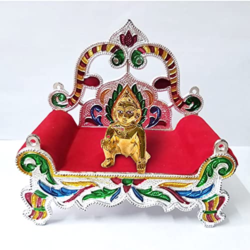 Decorative Singhasan For Laddu Gopal Krishna Ji Or Ganesha Idol
