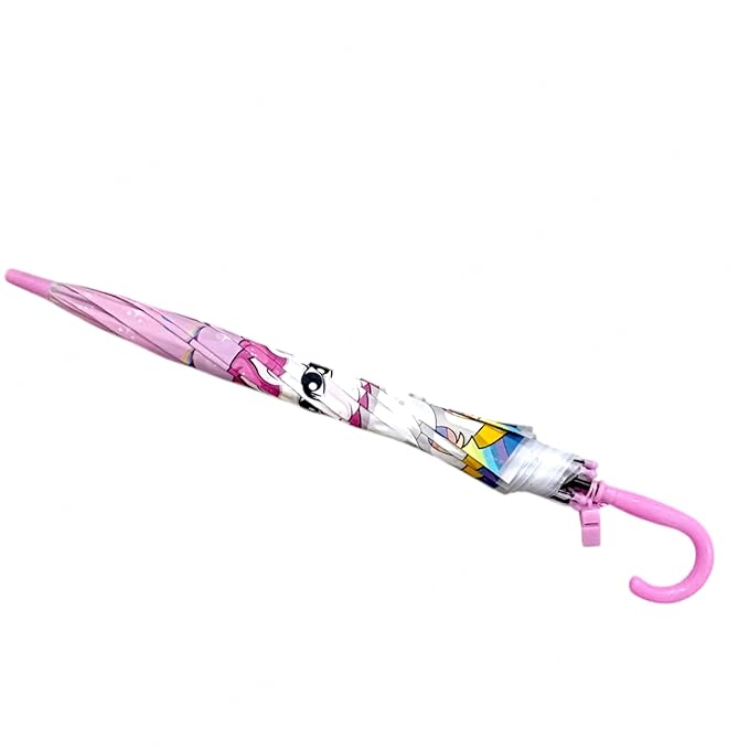 UK-0892 Kids Umbrellas for Rain Umbrella,Windproof Umbrella for Kids Boys and Girls, Cartoon Theme Chaata for Kids Girl Princess Chaata Random Color