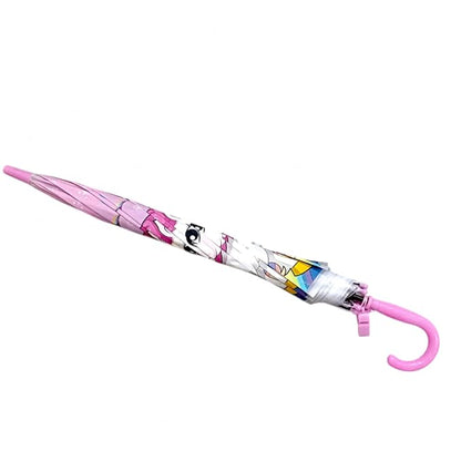 UK-0892 Kids Umbrellas for Rain Umbrella,Windproof Umbrella for Kids Boys and Girls, Cartoon Theme Chaata for Kids Girl Princess Chaata Random Color
