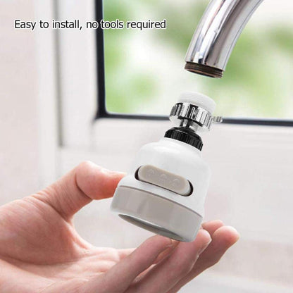 UK-0264 Rotatable Universal Splash Proof 3 Modes Water Saving Nozzle Filter Faucet Sprayer for Kitchen Basin Taps Aerator Extender for Bathroom Basin Tap