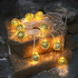 UK-1010 Diwali String Lights, 1 2LED  Moroccan Golden Globe Christmas Lights Decorations for Indoor Outdoor Home Xmas Tree