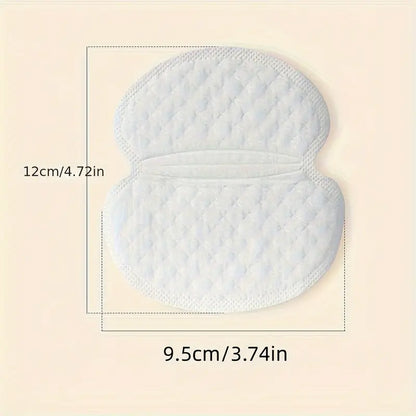 UK-0105 Underarm Sweat Pads, Disposable Armpit Sweat Absorbing Guards, Dress Sweat Perspiration Pads Shield, Absorbent Deodorant Pad(Pack of 10)