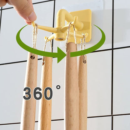 UK-0158 360 Degree Rotatable Hook for Kitchen Tools Hanging, Spoon and Spatula Hanger Hook, Hook Towel Hanger for Kitchen, Bathroom