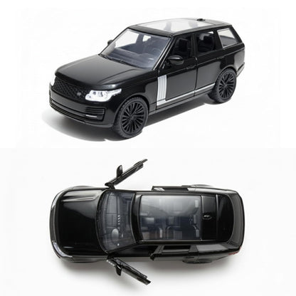 UK-1031 Range Rover Car with Light & Sound Effect, Pullback Action Car with Openable Doors Miniature Collectible Cars for Boys & Girls 3+ Years
