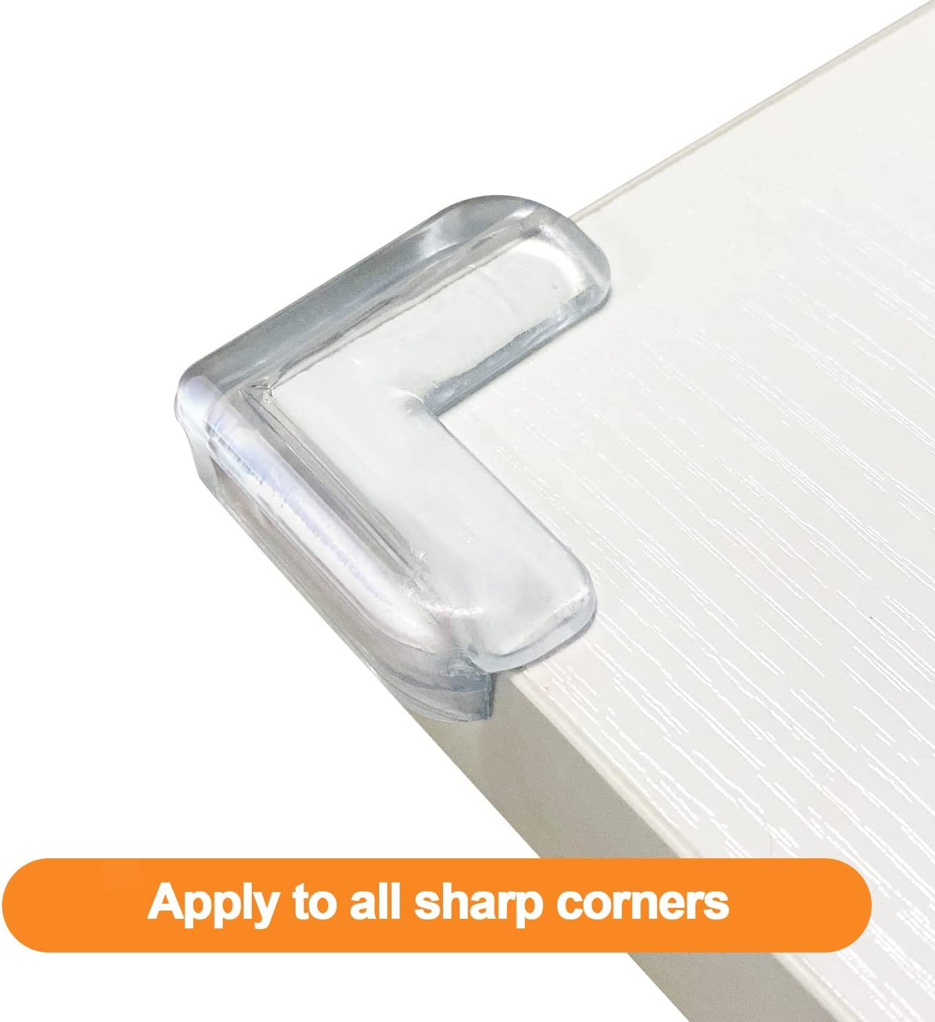 UK-0273    4-Pcs Edge Protector for Furniture Table Corner Guards for Sharp Edges Silicon Corner Protector