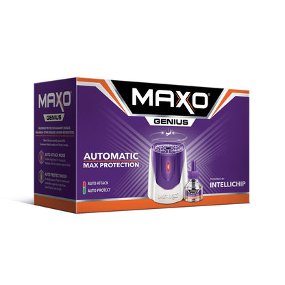 Maxo Genius Liquid Vaporizer Combo (Machine + 1 Refill Liquid 45ml) |India's 1st Automatic Machine with INTELLICHIP Feature