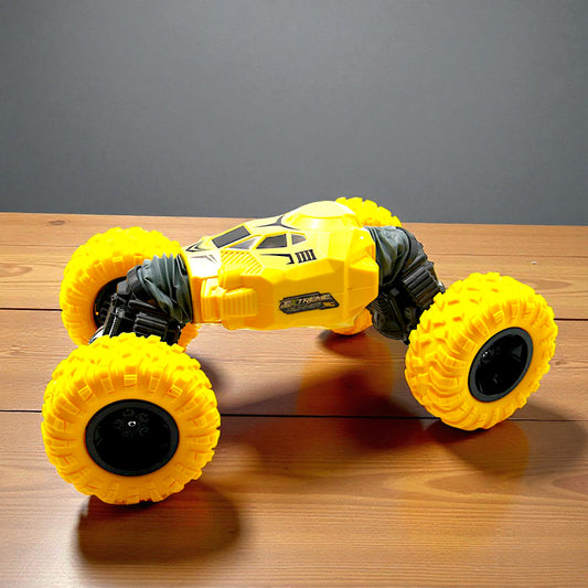 UK-1021 Double Sided Stunt Racing Moka 4-Wheel Drive/ Off Road Rock Crawler Remote Control RC Car with 2.4 GHz for Kids, Boys