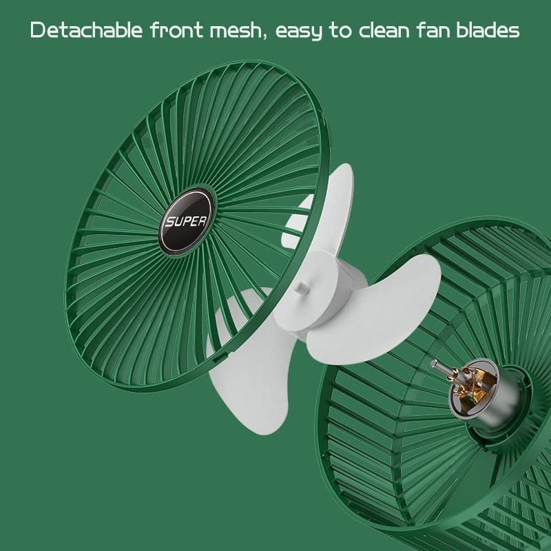 UK-0292 Desk Fan | Telescopic Electric Desktop Fan, Height Adjustable, Foldable & Portable for Travel/Carry | Silent Table Top Personal Fan for Bedside