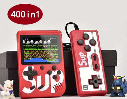 UK-0286 Sup Game Box 400 in 1 Portable Handheld Console, Two-Player Games, TV Output, Long Battery Life - Retro Gaming Fun Gift for Kids and Adults