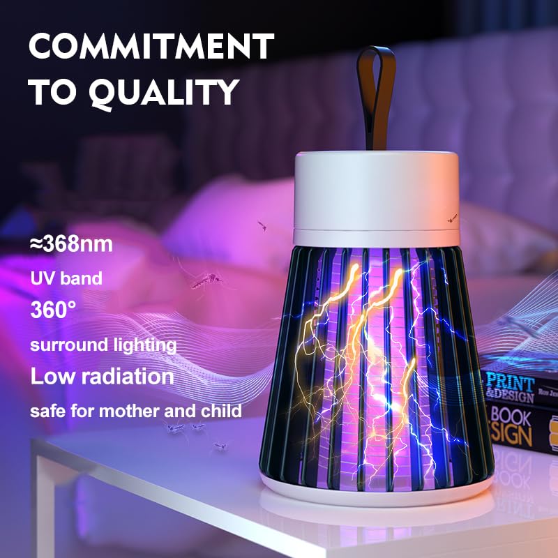 UK-0555 Mosquito Killer Machine Mosquito Killer USB Powered Bug Zapper Mosquito Lamp for Home Electric LED Lamp Mosquito Killer Indoor/Outdoor Mosquito Trap Machine