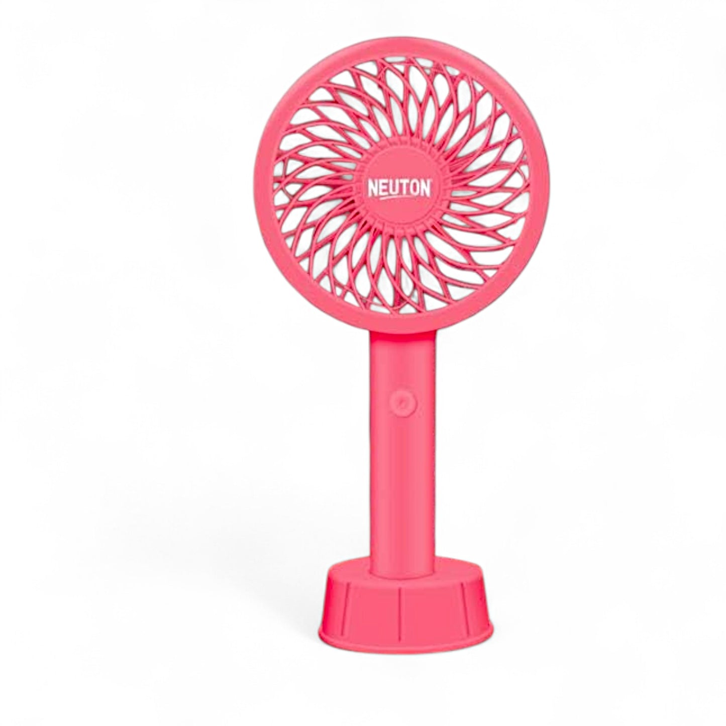 UK-0860 Mini Portable Fan, Powerful Handheld fan, Cute Design 3 Speed Personal Small Desk Fan with Base, Lightweight Makeup USB Rechargeable 1200 mah Fan For Indoor Or Outdoor