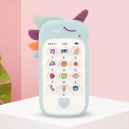 UK-1043 Learning Toy Phone Baby Girl Kids Toy , Sounds, Music, Easter Basket Stuffers Toys with Music