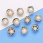 UK-1091 10Pcs Safety Buttons for Women Brooch for Women Women Shirt Brooch Buttons Cover up Button Pearl Safety Brooch Pins Button for Clothing Dress Supplies Clothing Bags Accessories Supplies DIY Crafts