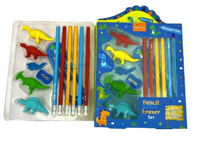 UK-0571  Dinosaur Pencil Box for Girls/Unicorn Colours for Kids/Unicorn Stationary Set/Pencils erasers Scale