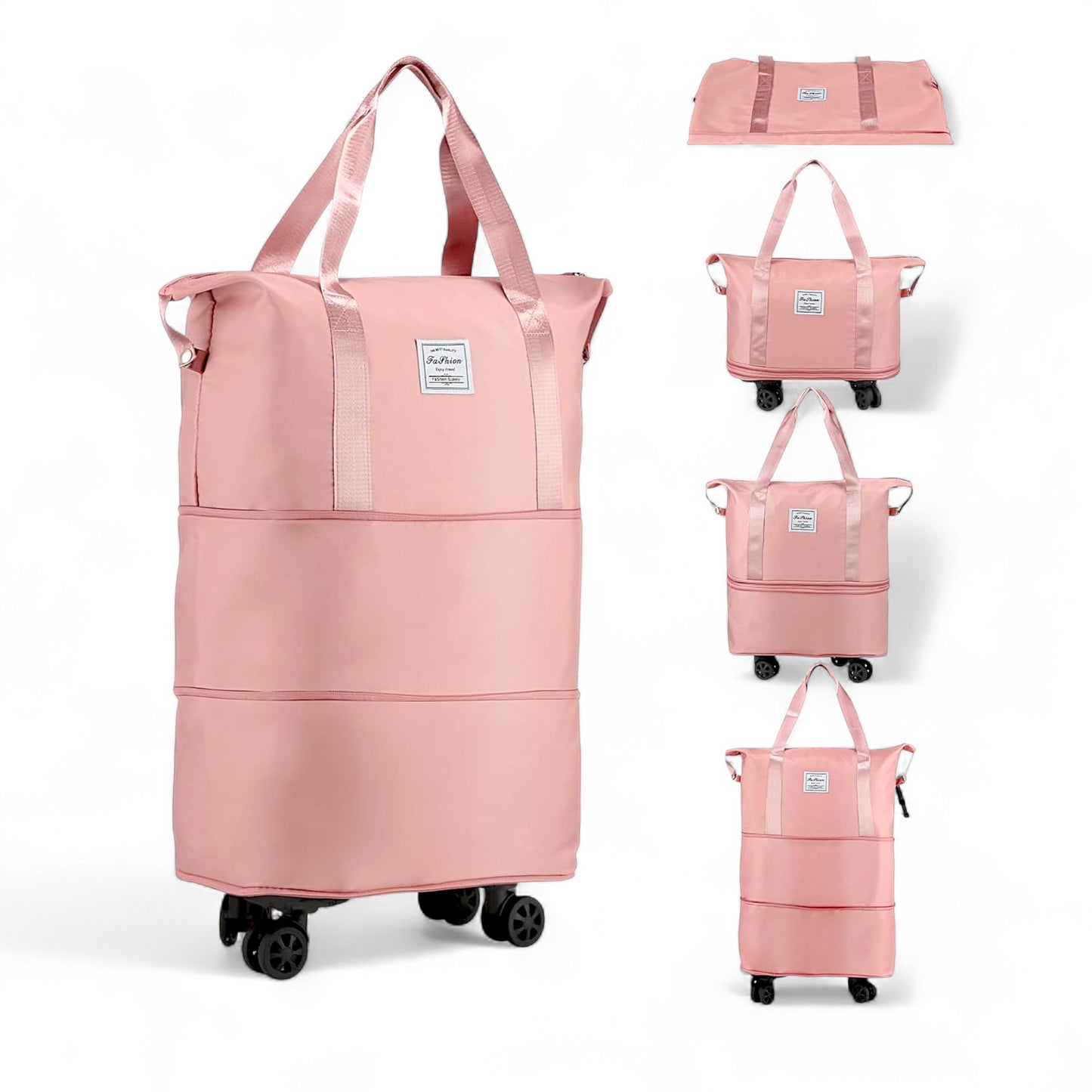 UK-1035 Duffel Trolley Bags for Travel,Luggage Bags for Travel,Rolling Duffle Bag with Wheels,Travel Bags for Luggage Trolley,Expandable Foldable Duffle Bag with Wheels
