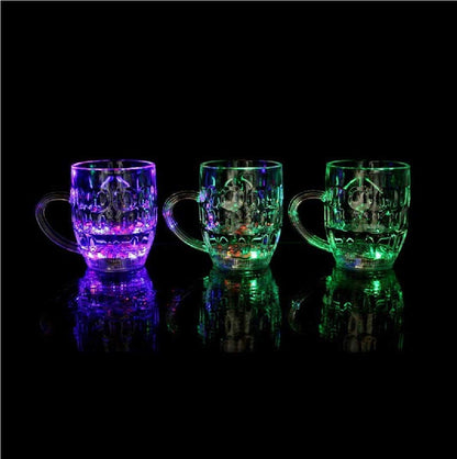 UK-0175  LED Cup Flash Lighting Seven Changing Lights Cup for Drink & Water Perfect for Halloween Decor Rainbow Color