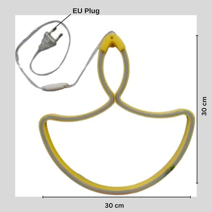 UK-1011 Diwali Diya Neon Sign Strip Lights, LED Strip Rope Lights for Home Party Supplies Decor Accessory | Signs for Diwali Room Indoor Outdoor Decoration Light