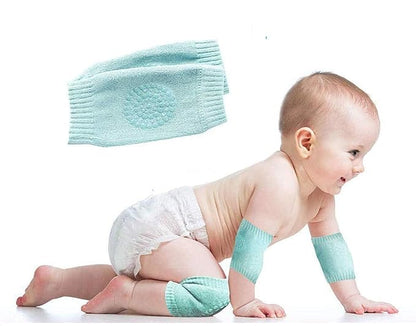 UK-0535 Baby Toddler Wool Knit Leg Warmer Knee Guard | Elbow & knee protector for infant (Multicolor)