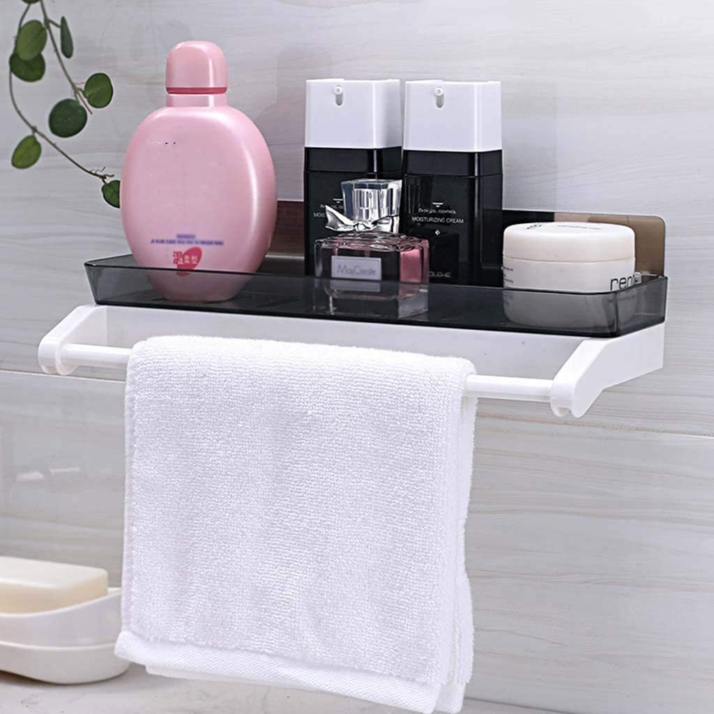 UK-1047 Bathroom Shelves, Bathroom Rack Toilet Wall Mounted Storage Rack Economical and Practical Bathroom Shower Room Without Perforated Toilet Rack