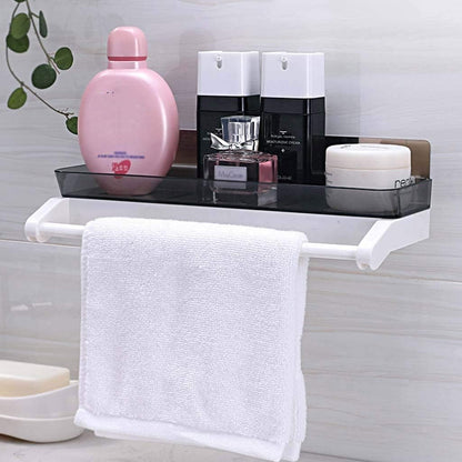 UK-1047 Bathroom Shelves, Bathroom Rack Toilet Wall Mounted Storage Rack Economical and Practical Bathroom Shower Room Without Perforated Toilet Rack