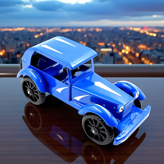 UK-1018 Vintage Metal CAR 10 INCH Big Unbreakable Full Metal Body CAR, Vintage CAR Toy Model Alloy Model Retro CAR Model Toy Vehicle Classic CAR Metal Vintage CAR