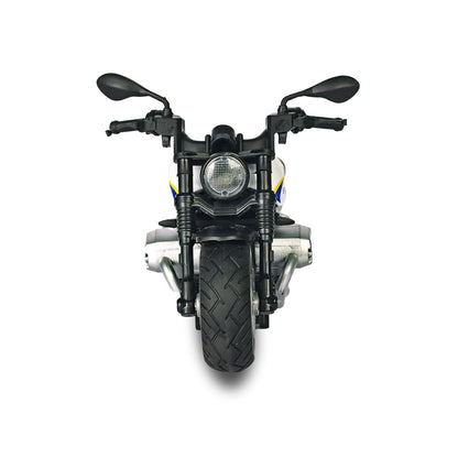 UK-0947 Police Bike Toy for Kids | 1:12 Scale Motorcycle Model | Rubber Tyres, Alloy Body | Random Color