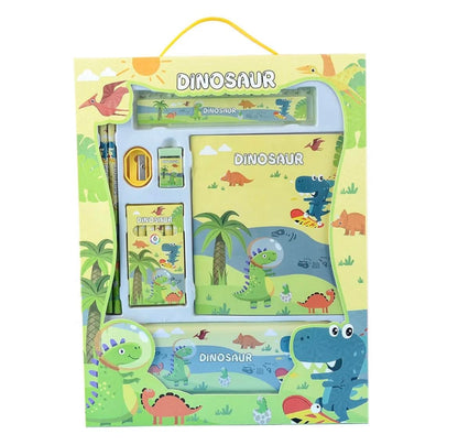 UK-0572 Fancy Stationary Set Dinosaur Design For Kids Children Back To School Office Supplies Perfect Gifts