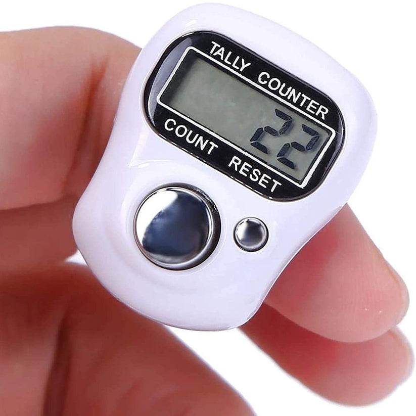 UK-0283 Manual Hand Finger Counting Machine Digital God Mala Head Elec ...