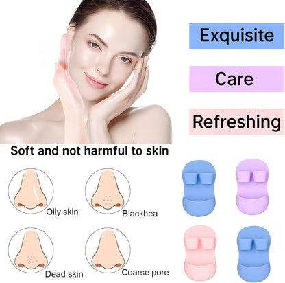 UK-1086 Face Scrubber For Women And Men, Silicone Face Cleansing Brush Face Scrubbers Soft Exfoliators Cleaning Tool, Facial Cleansing Brush For Pimples Blackhead Remover Deep Cleans Skin Care (1Pcs)