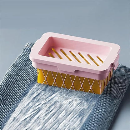 uk-0654 Portable Soap Box | Multifunctional Lathering Soap Box, High Elasticity Mesh Soap Box Keep Soap Dry and Easy to Clean