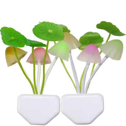 UK-0129  Mushroom Lamp Automatic Sensor Light Multi-Color Changing Best Night Avatar LED Bulbs